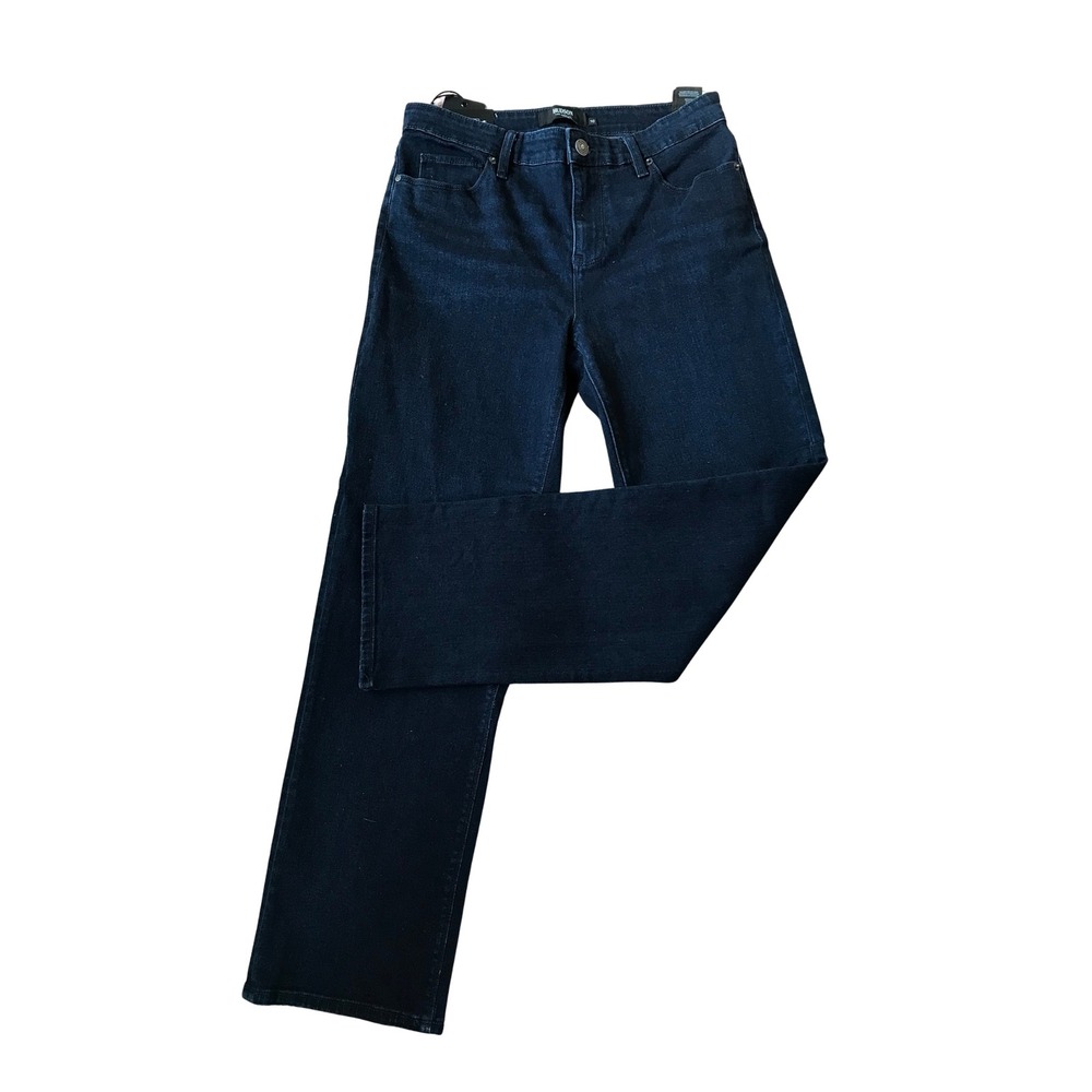 Hudson Los Angeles Women Dark Wash Straight Leg Jeans Size 30 Indigo Denim
